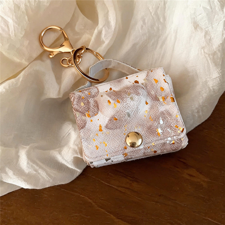 Leather Heart Bag Charm and Keychain - view 6