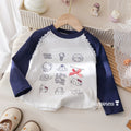 Girls' Lace Trim Raglan T-Shirt 2-Piece Set