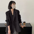 Women's Korean Casual Petite Blazer 2026 - Gray