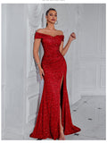 Women's Sequin Evening Gown Party