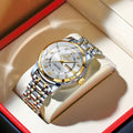 Swiss Brand Waterproof New Mens Watch Pair Date Glow Quartz Watch Live Export Bestseller Drop Ship