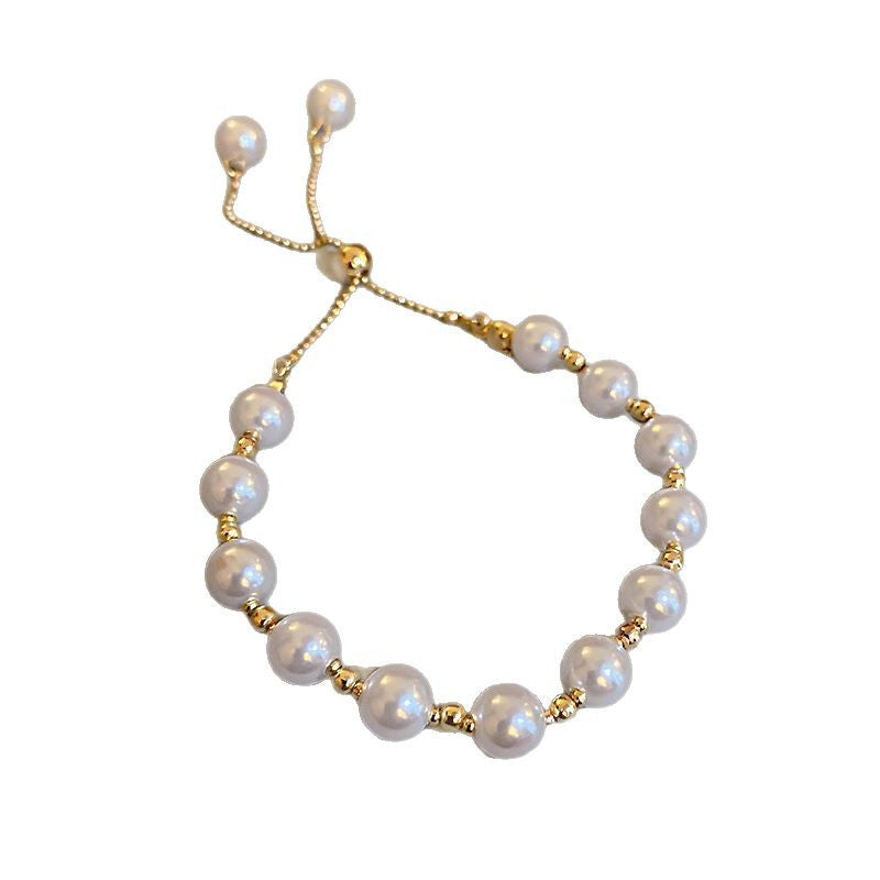 French Rhinestone Pearl Bee Bracelet - view 5