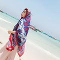 Women's Ethnic Shawl + Cape 2026 - Red