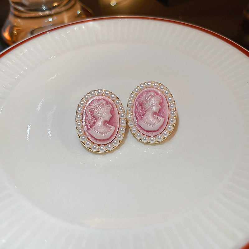 Pink Heart Bear Drop Earrings - view 8