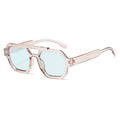 Premium Western Retro Asymmetric Street Snap Sunglasses American ins Breeze Unisex UV-Proof Round Face Sunglasses
