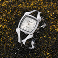 2024 New cansnow Twisted Band 4th Square Small Dial Western Southeast Asia Hot Seller Bangle Watch Women