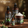 跨境KORMESIC牙买加黑蓖麻油发膜Hair mask补水顺滑外贸厂家批发
