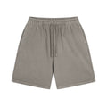 Men's Western Retro Pure Cotton Fleece 420G Washed Shorts