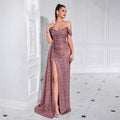 Women's Strapless Mermaid Premium Evening Gown Party