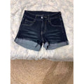 hot girl tight-fitting hip-hugging denim shorts for women in summer slimming high-waisted trendy bra