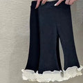 Girls' Ruffle Hem Leggings - Spring/Fall