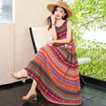 High-End Cotton Bohemian Beach Dress, 2026 Early Summer