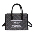 包包女2026新款潮韩版时尚复古撞色字母托特包女式单肩斜挎包
