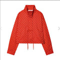 foreign trade women's clothing 2025 autumn european and american style polka dot jacket + polka dot