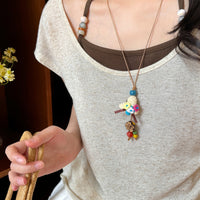 1Necklace - 咖色 - 彩色