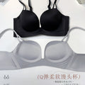 507光面加厚馒头杯显大无痕果冻胶聚拢无钢圈内衣聚拢收副乳文胸