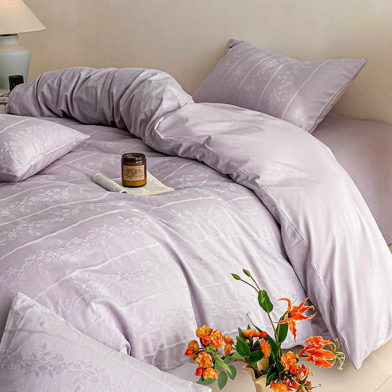 Horse Rider Cloud Long-Staple Cotton Jacquard 4-Piece Bedding Set - view 5