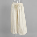 Spring-Summer Casual Relaxed Cotton Loose Wide Leg Lantern Pants