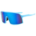 Men Cycling Glasses Iridescent Big Frame Women Sunglasses Outdoor Sport Bicycle Windproof Sunglasses In Stock