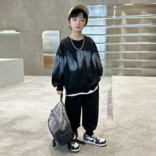 Boys' Casual Hoodie 2-Piece Set