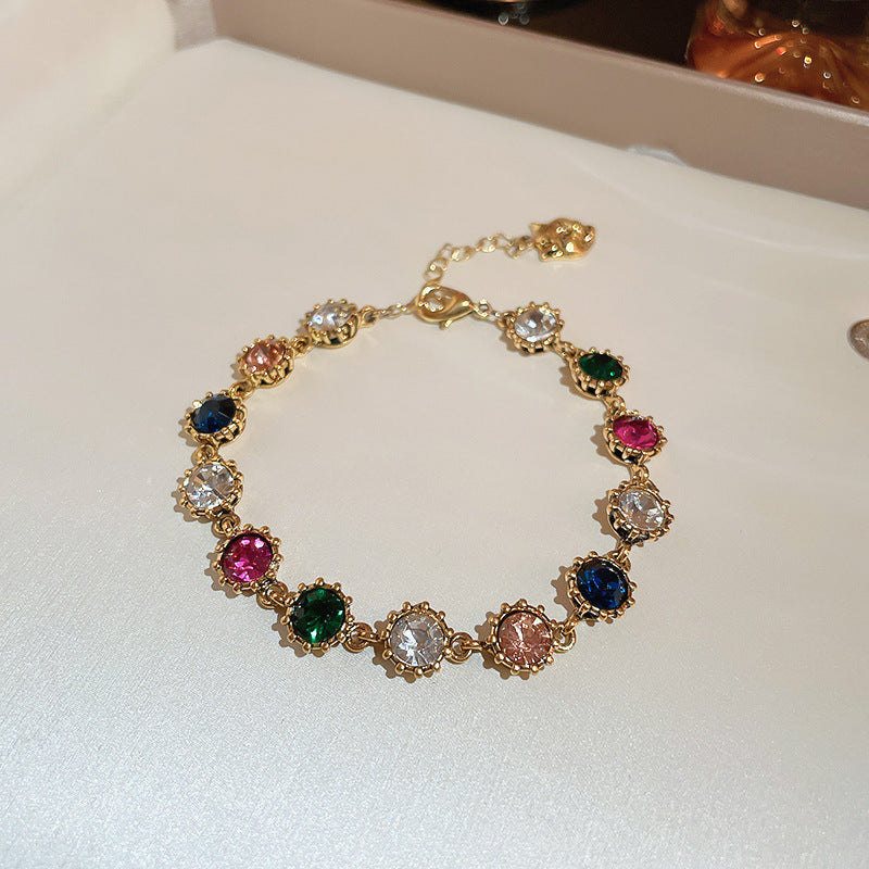 Vintage Rhinestone Statement Necklace - view 6