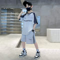 Boys' Letter Print Sports 2-Piece Set