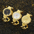 2025 New Round Pair Heart Dial Women Simple Versatile Cross-Border Export Supply Quartz Bangle Watch