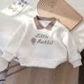 Girls' Lace Trim Printed Pullover Hoodie - Spring/Fall