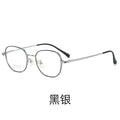 Beesfen K5001 Round Small-Frame High Count Fitted With Width Edge Frame Ultra-Light Pure Titanium Glasses Frame Women
