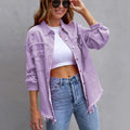 Women's Long Sleeve Mid-Length Long Jacket 2026 | Trendy Jacket - Orange