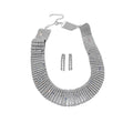 -er Race Full Diamond Multi-Layer Geometric Jewelry Set Banquet Luxury Ambient Feel Necklace Light Luxury Niche Necklace Women