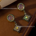 Vintage Accessory Premium vintagekf Sleeping Dream Angel Holographic Personality Stud Cute Sweet Heavy-Duty Necklace
