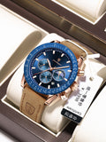 Swiss Brand Multifunction New Mens Watch Waterproof Glow Quartz Watch Live Export Bestseller Drop Ship