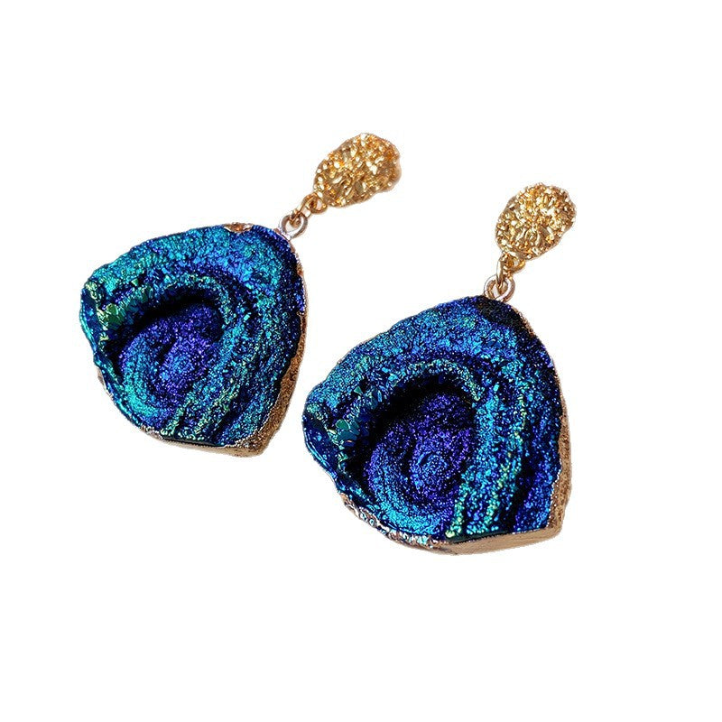 Vintage Resin Statement Earrings - view 5