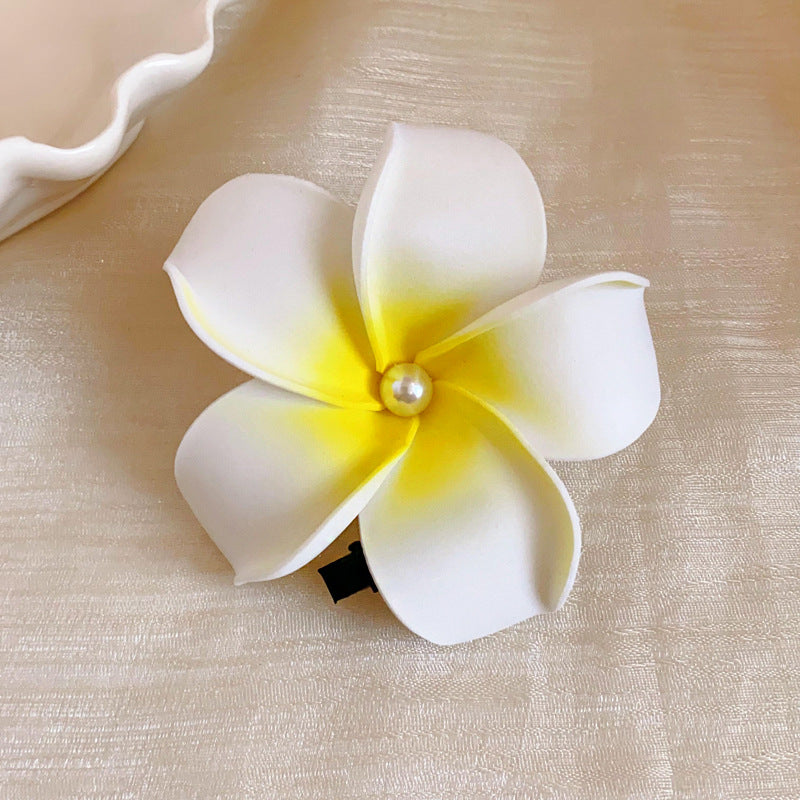 Summer Plumeria Flower Hair Clip - view 11