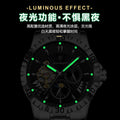 POEDAGAR Men Self-Winding Mechanical Watch Waterproof Glow Steel Band Mens Watch Live Export Bestseller Watch