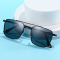 2022 New Overseas Pair Bridge Men Sunglasses Square Frame Metal UV-Proof Sunglasses Outdoor Sunshade Glasses Wholesale
