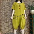 Summer Casual Fashion Loose Pants + Top 2-Piece Set