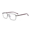 Ultra-Light Pure Titanium Glasses Frame P8750JS Men Big Face Formal Frame Minimalist Gold Silk Super Spring Leg Glasses Wholesale