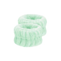 Amazon Twist Sponge Headband Girls Premium Wool Scarf Fabric High Crown Headband Face Wash Makeup Head Headband Set