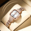 Swiss Brand Waterproof Ladies Watch Trendy Ultra Thin Square Quartz Watch TikTok AliExpress Bestseller Drop Ship