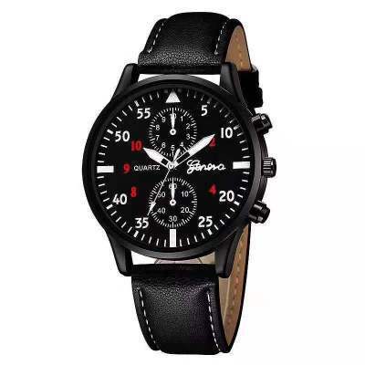 Export wish AliExpress Alloy Pair Eye Mens Watch Quartz Formal Student Gift Large Dial Glow