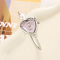 Cross-Border Export Niche Light Luxury Simple Influencer Breeze Heart Pearl Bangle Watch Open End Bracelet Quartz Watch