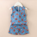 Women's Korean Sleeveless Lightweight Tank Top + Shorts Set 2026 - Teal