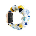 Fits apple iwatch Band Overseas Polyester Printed Cartoon Water Fruit S8 Large Cord Apple Hair Tie Band