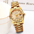 Item Time Watch Men Mechanical Movement Mens Watch Gold Datejust Full Precision Steel Mens Watch Niche Premium Mens Watch