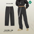 Men's Fall/Winter 350G Loose Fit Straight Leg Fleece-Lined Pants