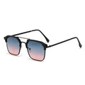 New Formal Men Sunglasses Outdoor Sunshade Browline Frame Trendy Fashionable Sunglasses Sun-Proof Driving Sunglasses