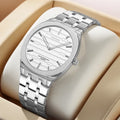 Export Bestseller Men Formal Casual Ultra Thin Large Dial Simple Personality Unisex Waterproof Steel Band Quartz Watch