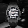 Item Time Overseas Mens Watch Mechanical Cutout Quartz Men Watch Sports Waterproof Watch Men Niche Watch